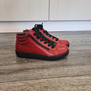Ara Red Laced Shoe