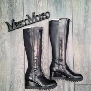 Marco Moreo Black High Boots