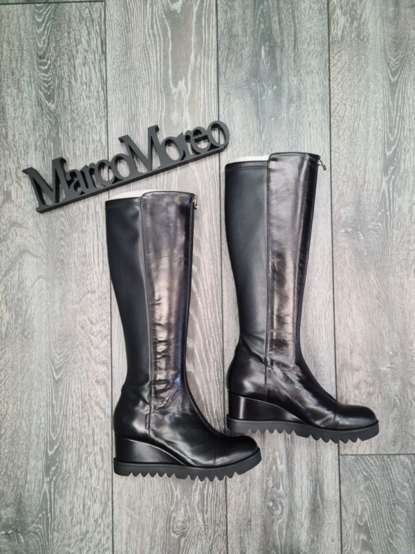 Marco Moreo Black High Boots