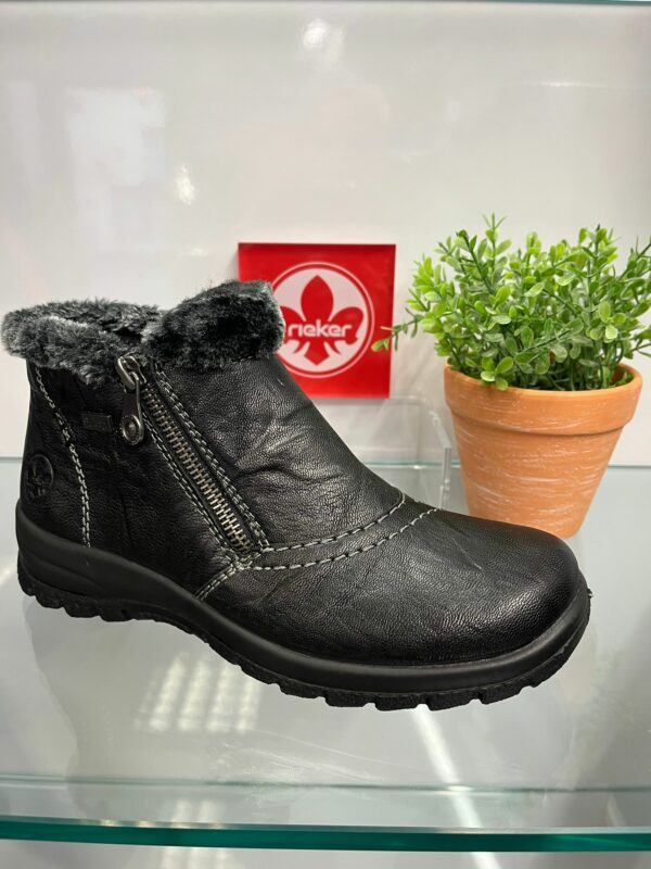 Rieker Black Lined Boot