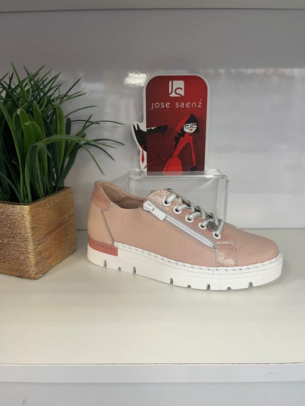 Jose Saenz Dusky Pink Trainer