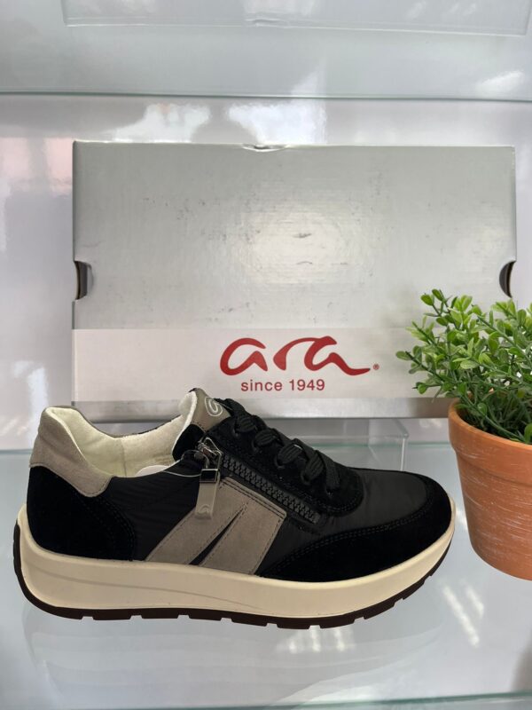 Ara Black Trainer