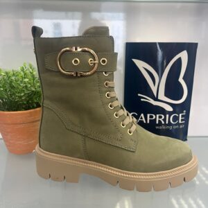 Caprice Olive Nubuc