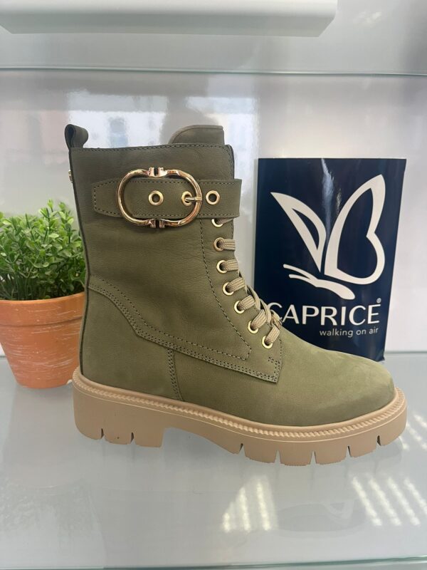 Caprice Olive Nubuc