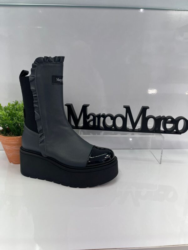 Marco Moreo Grey Frill Boot