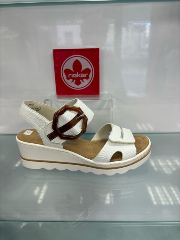 Rieker White Sandal