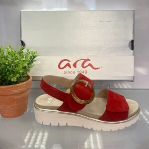 Ara Red Sandal