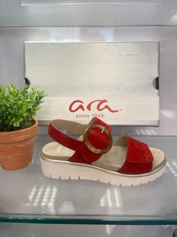 Ara Red Sandal