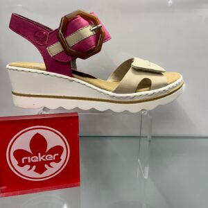 Rieker Pink Beige Sandal