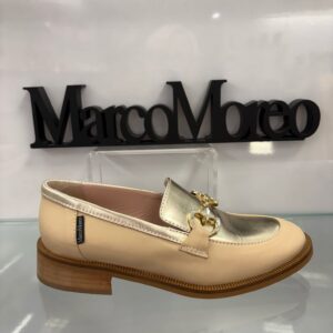 Marco Moreo Cream/Gold Loafer