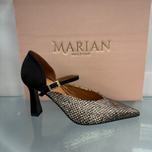 Marian Shoes Black + Gold
